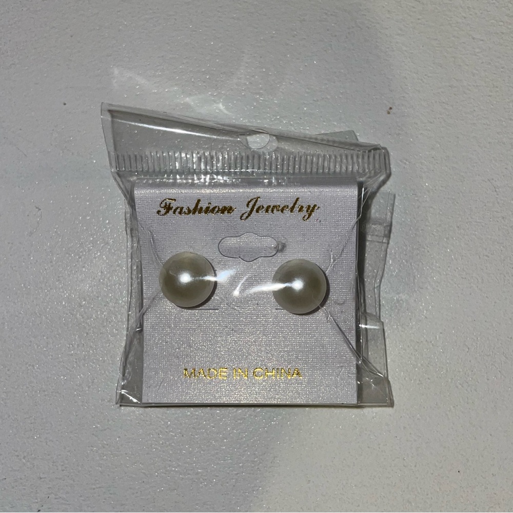 Fashion Jewelry Stud Pearl Earrings